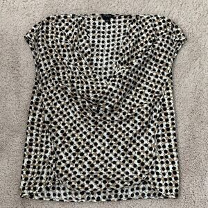 Ann Taylor Polka dot Blouse Sz 2
